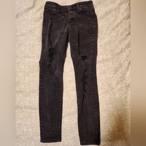 Universal Thread Women's High Rise Jegging Ripped Knees Size 0